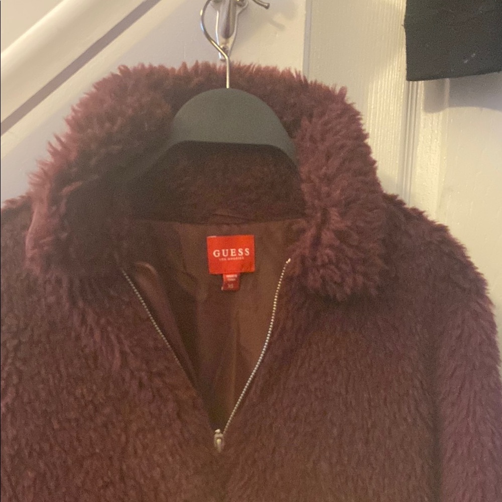 GUESS Women's Burgundy Jacket